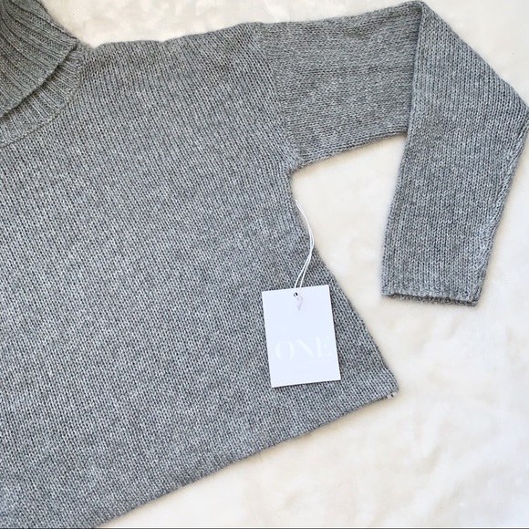 One Teaspoon Entourage Wool Blend Knit Grey XS NWT - Picture 8 of 11